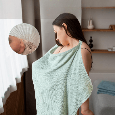 Cape d'allaitement - BreastfeedingCover™ - Vert Clair - Le Rayon BébéCape d'allaitement - BreastfeedingCover™ - Vert Clair - mamanvoilaCape d'allaitement - BreastfeedingCover™ - Vert Clair