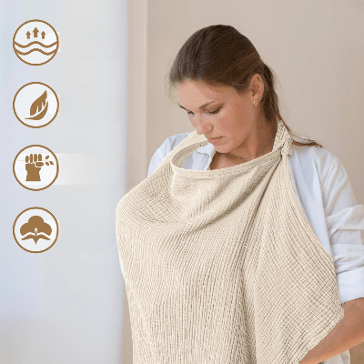 Cape d'allaitement - BreastfeedingCover™ - Khaki - Le Rayon BébéCape d'allaitement - BreastfeedingCover™ - Khaki - mamanvoilaCape d'allaitement - BreastfeedingCover™ - Khaki