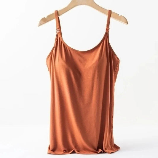 Débardeur Allaitement - NursingTank™ - Marron - Le Rayon BébéDébardeur Allaitement - NursingTank™ - Marron - mamanvoilaDébardeur Allaitement - NursingTank™ - MarronM